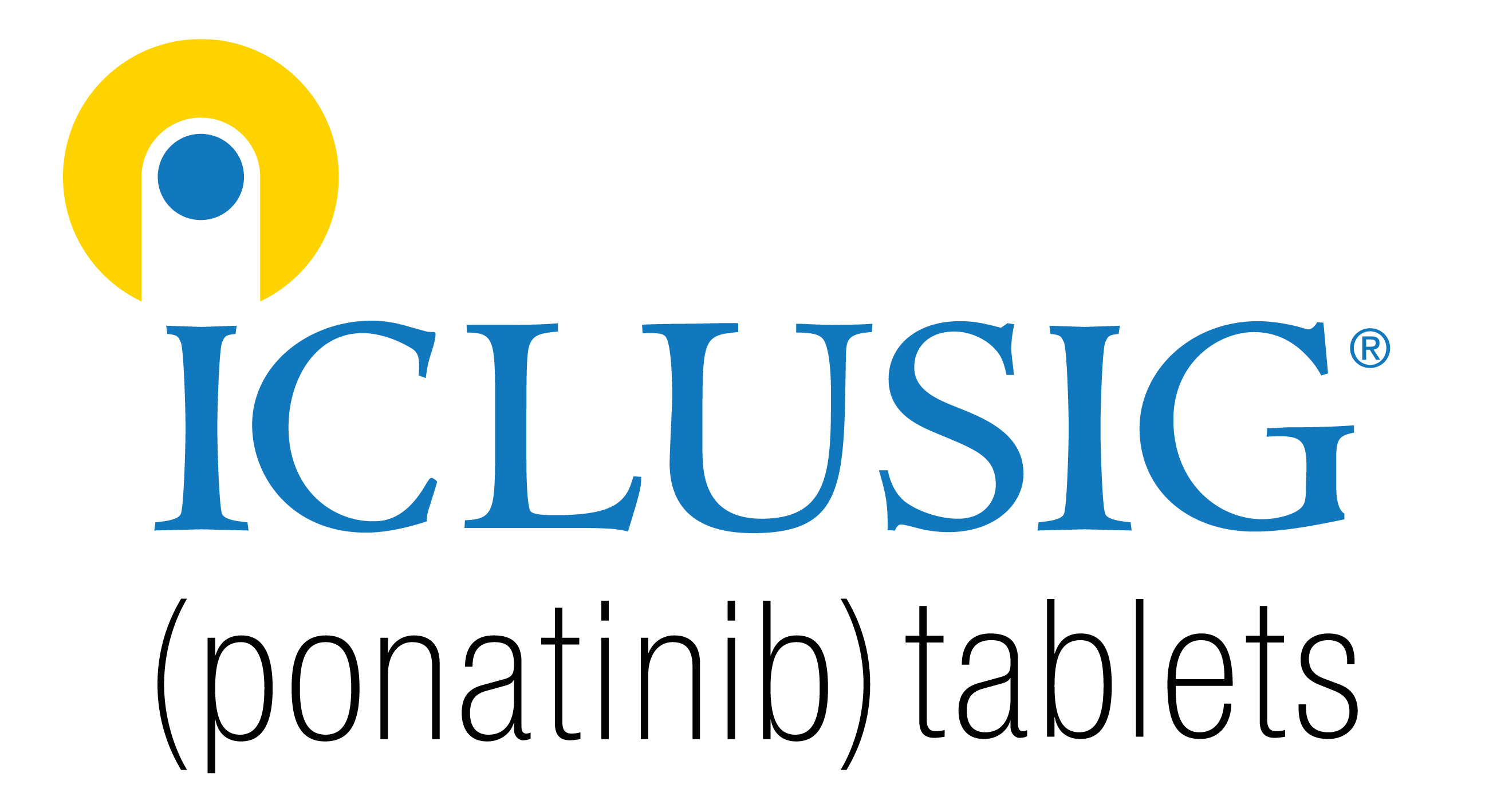 Image of logo for Iclusig(registered trademark) (ponatinib)