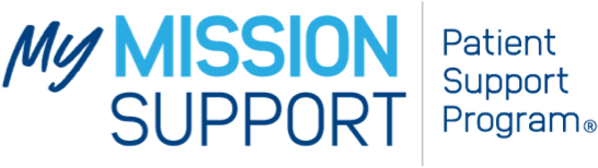 Logo for My MISSION SUPPORT - Patient Support Program™